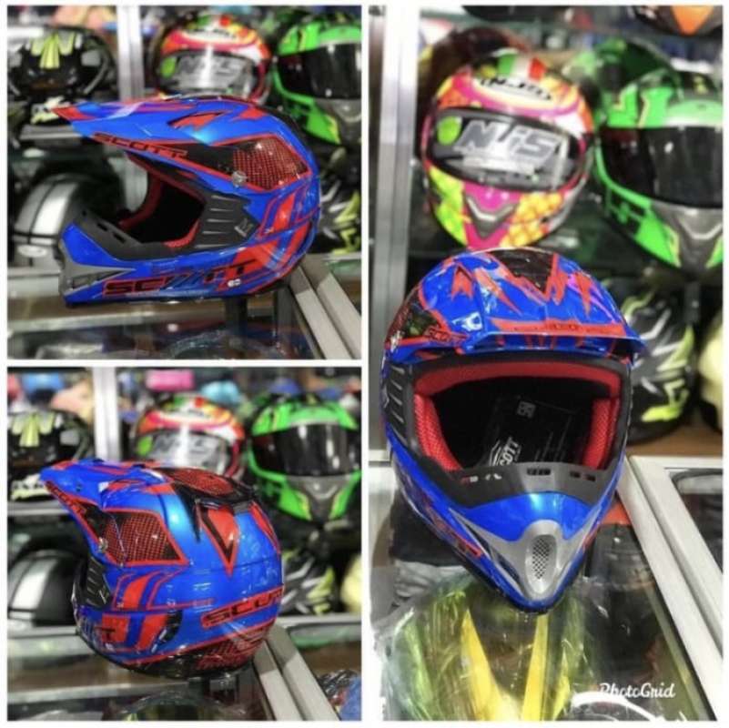 Promo Helm anak cross scott original helm trail anak Diskon 33