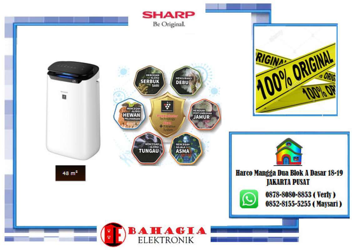 Sharp air top purifier j60