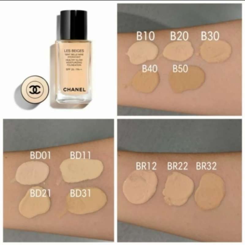 Jual Chanel LES BEIGES healthy glow foundation spf25(tester
