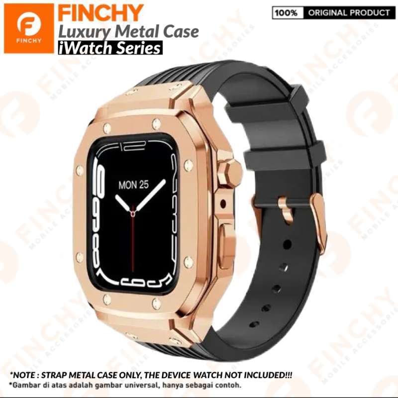 Smart Watches Iwatch Se Gold 44mm Finchy Luxury Stainless Steel