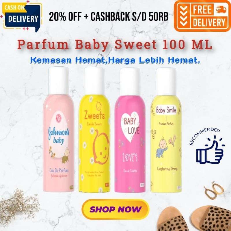 PROMO PARFUM WANITA SWEET BABY 100 ML PREMIUM MINYAK WANGI WANITA PARFUM WANITA MURAH