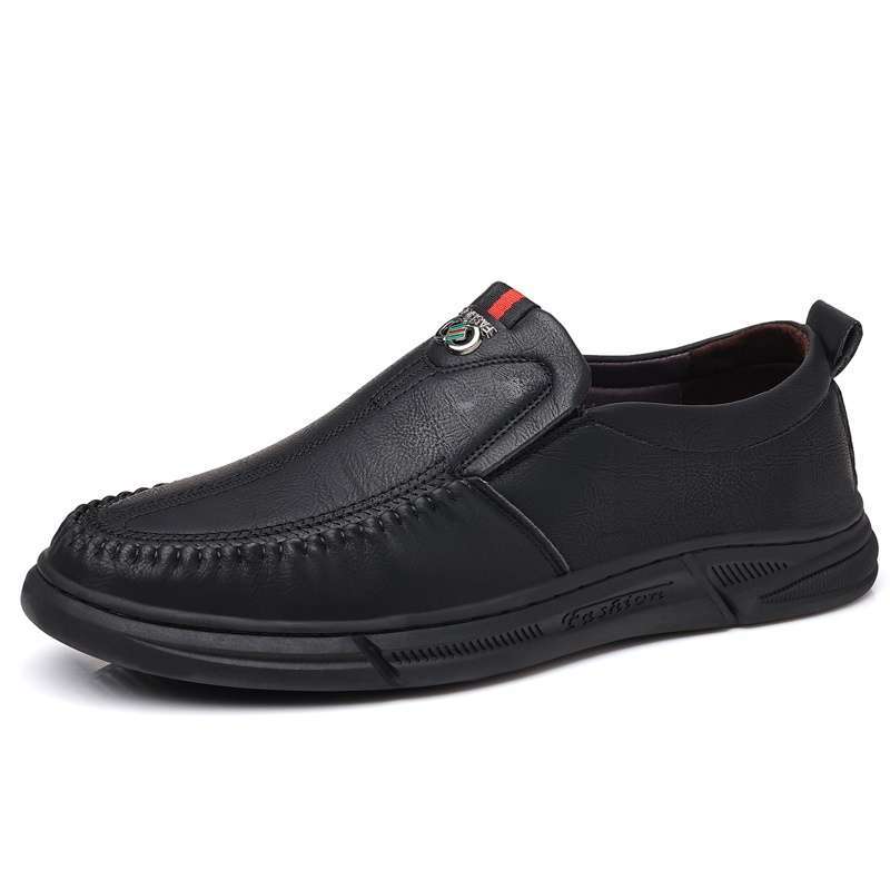 MIVASO Sepatu Pantofel Pria Full Hitam Polos Coklat Santai Resmi Formal Kerja Loafer Slip On Tanpa Tali Kantor Cowok Dewasa Kekinian 257