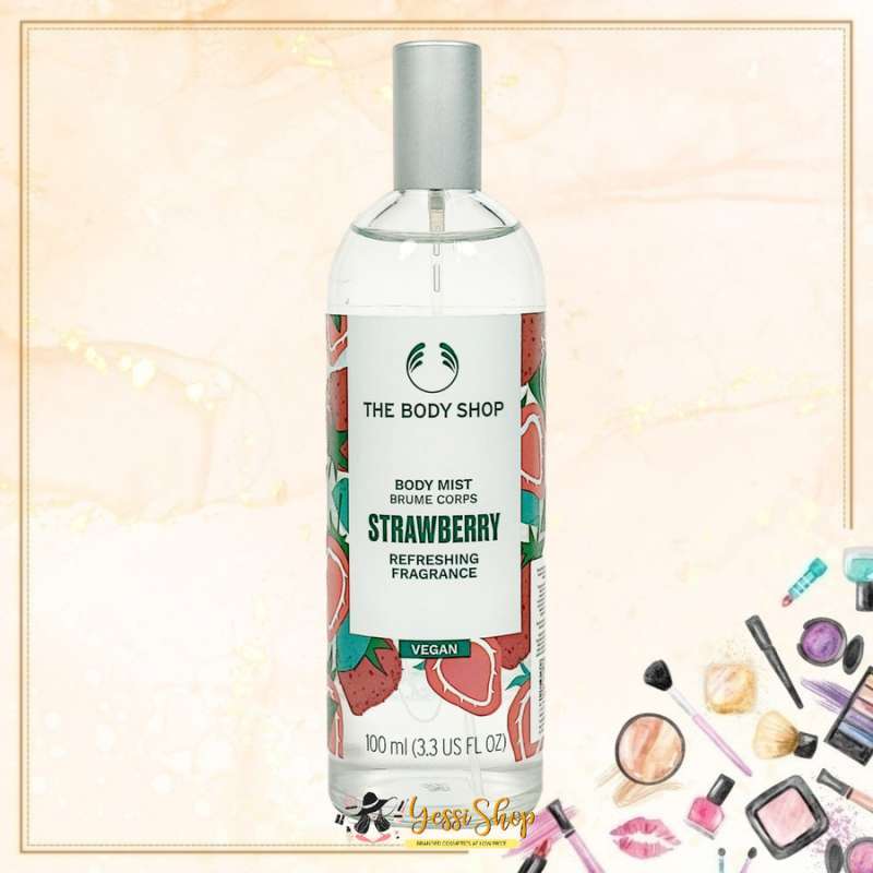 Strawberry Perfume Body Shop Face Mist Strawberry Strawberry Mist