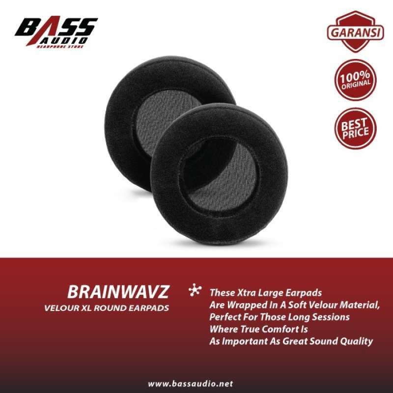 Promo Promo Terbatas Brainwavz Xl Round Velour Headphone