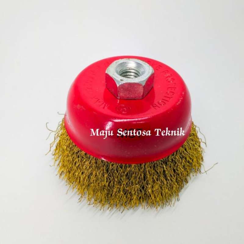 Copper cup brush top