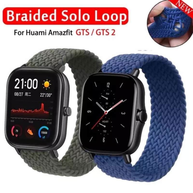 TALI JAM TANGAN BRAIDED NYLON STRAP HUAMI AMAZFIT GTS GTS 2 WATCH