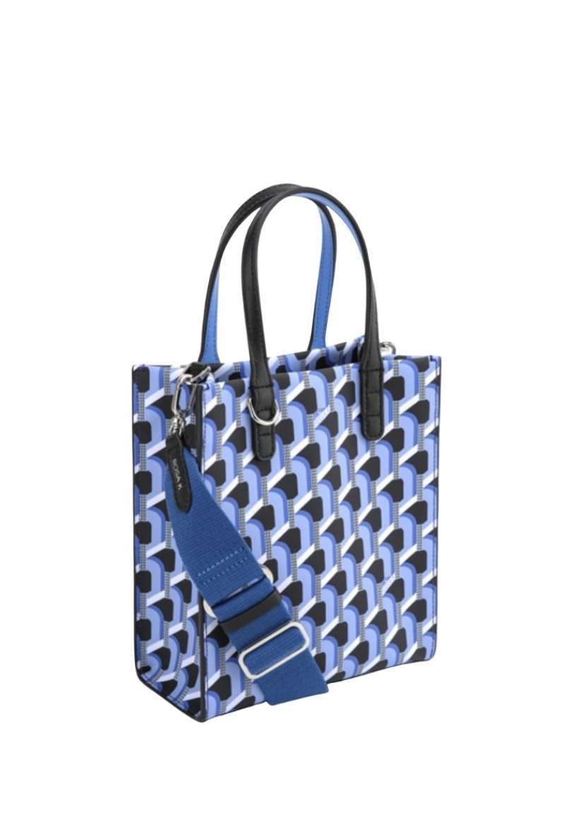 韓国大人気[rosa.K]CABAS MONOGRAM DAY TOTE BLUE BLACK_SM 로사케이 - Privée Only, Meet our new Cabas Monogram Tote in