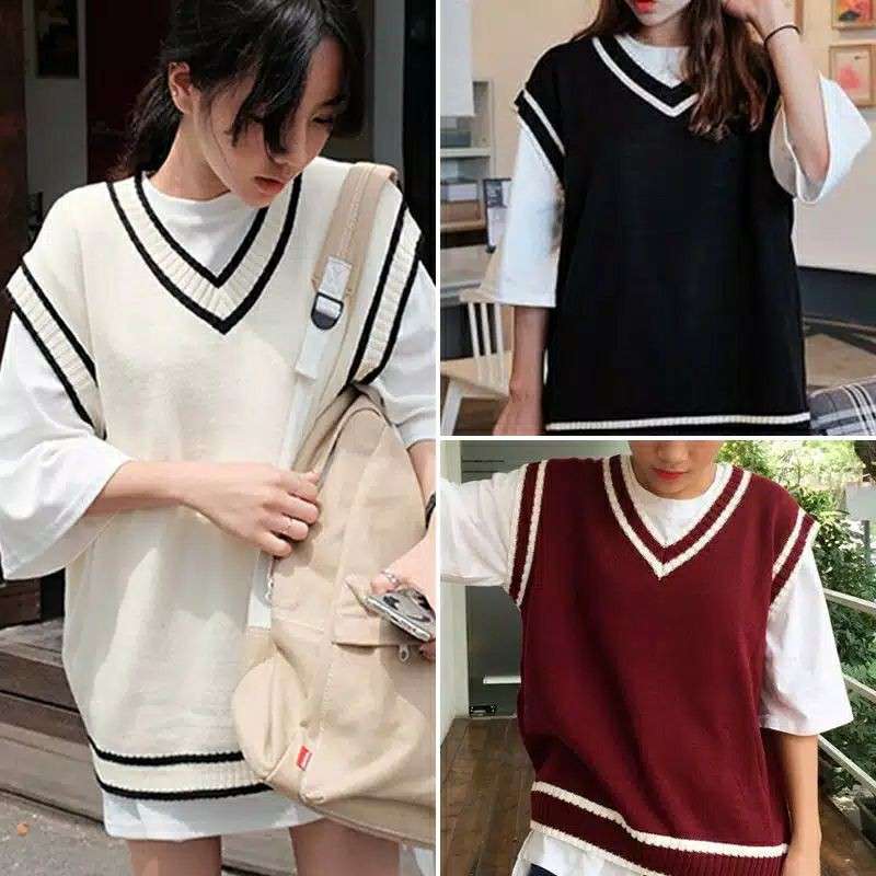 Promo Gst Import Woman Knit Vest Michie Korean Style Vest Rajut Rompi Outer Wanita Impor Diskon 22 Di Seller Gudangstock Allse Kota Jakarta Utara Blibli