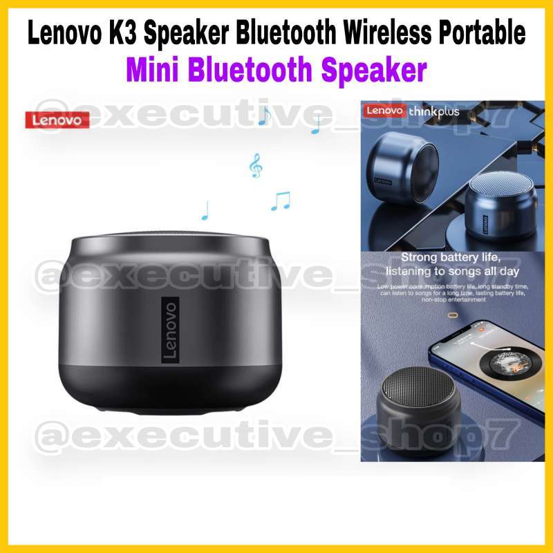 Thinkplus K3 Mini Bluetooth Speaker with 360° Sound and Built-in Microphone, Featuring Bluetooth 5.0, Compact Size 80x80x63mm, Ideal for Music and Calls