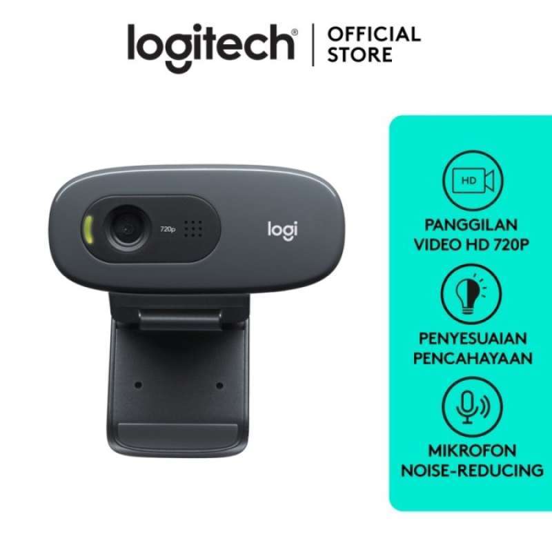 Promo Webcam Logitech C270 HD Original Web Camera Kamera pc