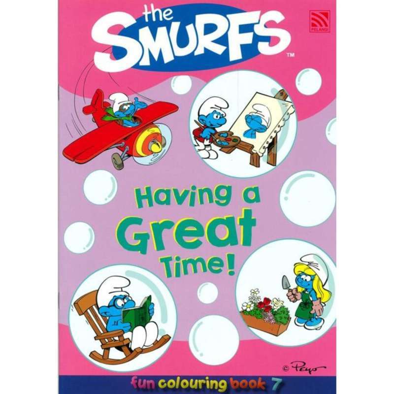  THE SMURF'S FUN HAVING A GREAT TIME      