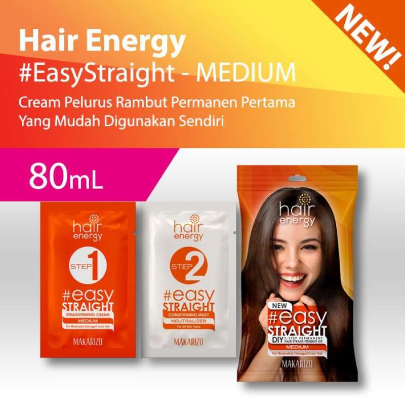 Makarizo Hair Energy Easy Straight Mild Medium Strong 80ml 120ml