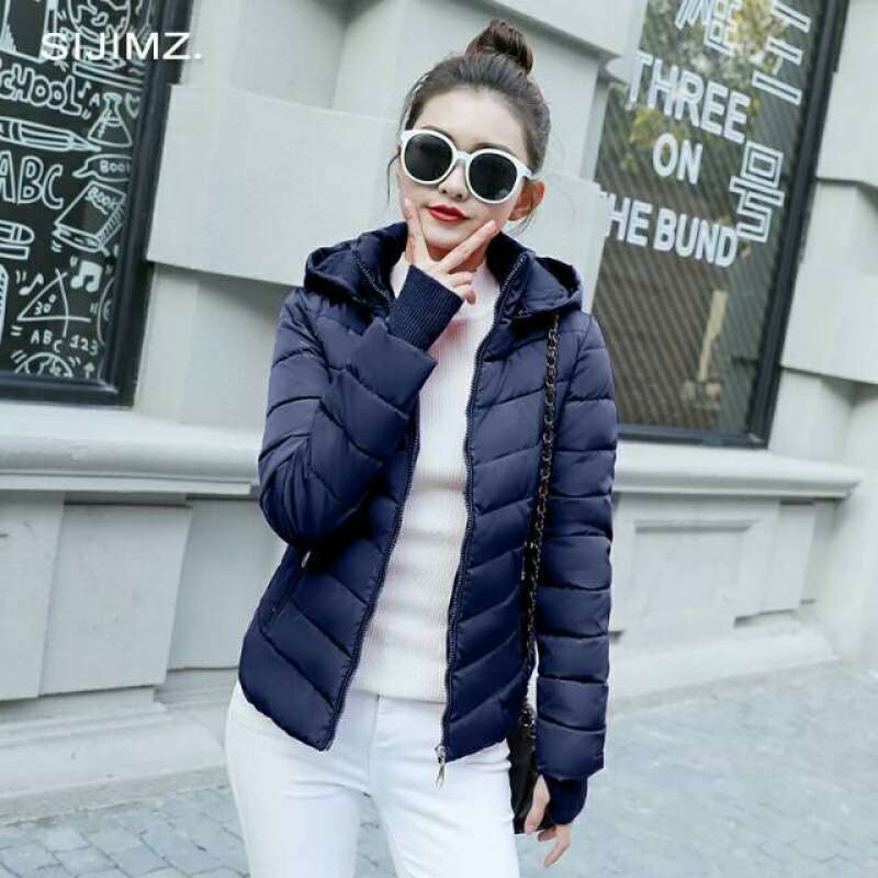 GST Jaket Winter Coat Wanita Hoodie Musim Dingin Korea Daleman Bulu Halus Palboe