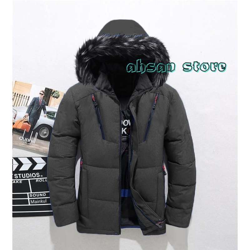 GST JAKET JACKET JEKET WINTER TEBAL HOODIE BULU MUSIM DINGIN SALJU OUTDOOR  JUMBO BIG SIZE GUNUNG KEMBUNG GELEMBUNG BULANG HOODIE BULU KEREN KOREAN