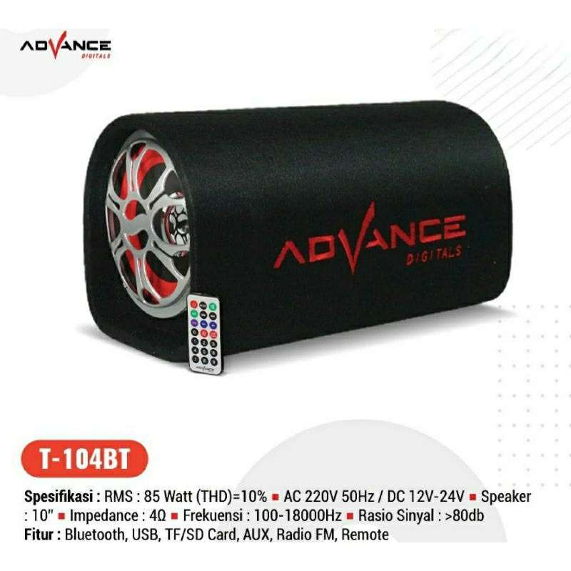 Subwoofer advance 10 inch best sale
