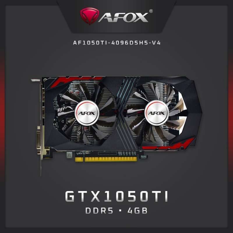 Jual VGA Card Afox Geforce GTX1050TI GDDR5 4GB di Seller Mantap