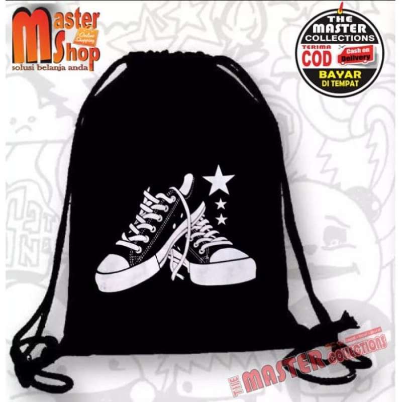 Promo Tas Serut Sepatu Drawstring Tas Tali Tas Stringbag Gym