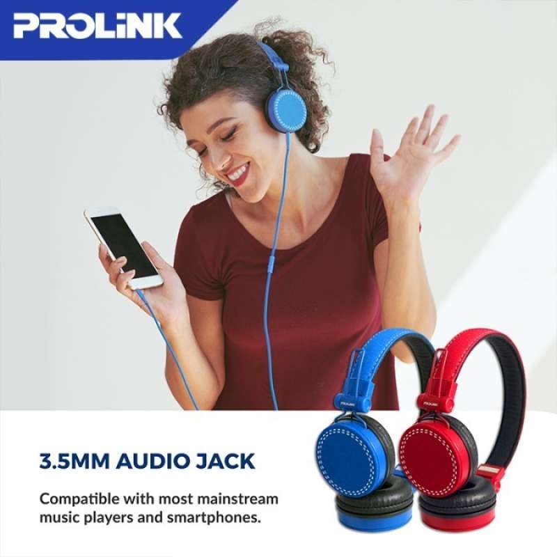 Jual New Prolink Corded Stereo Headset Frolic Phc1003E Solid Bass