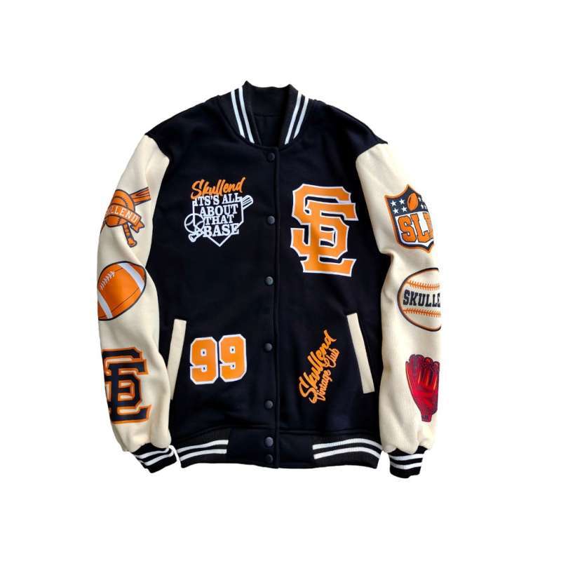 Jaket top varsity baseball