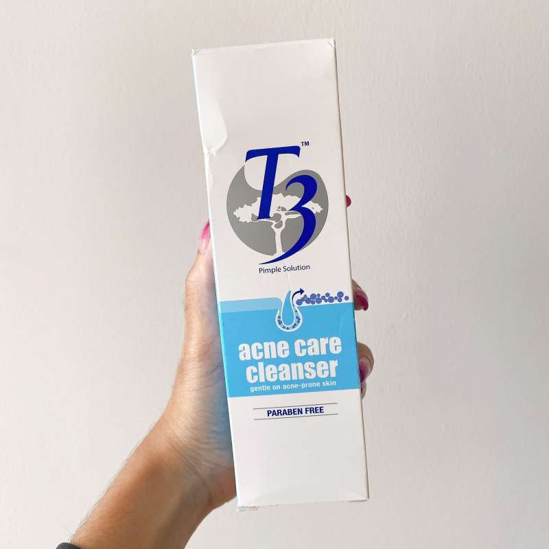 T3 acne care cleanser store