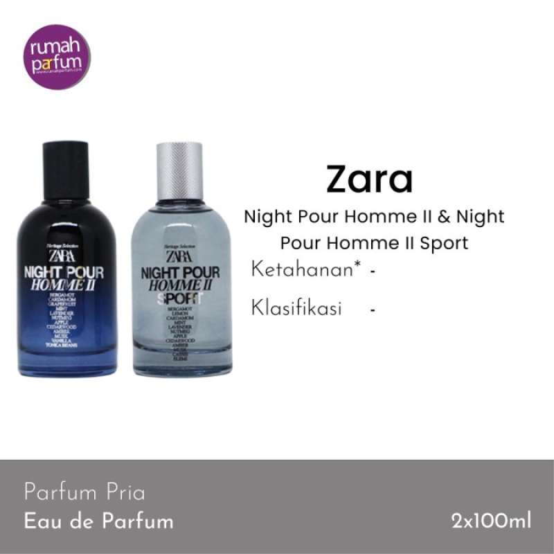 Parfum Zara Night Pour Homme II Night Pour Homme II Sport
