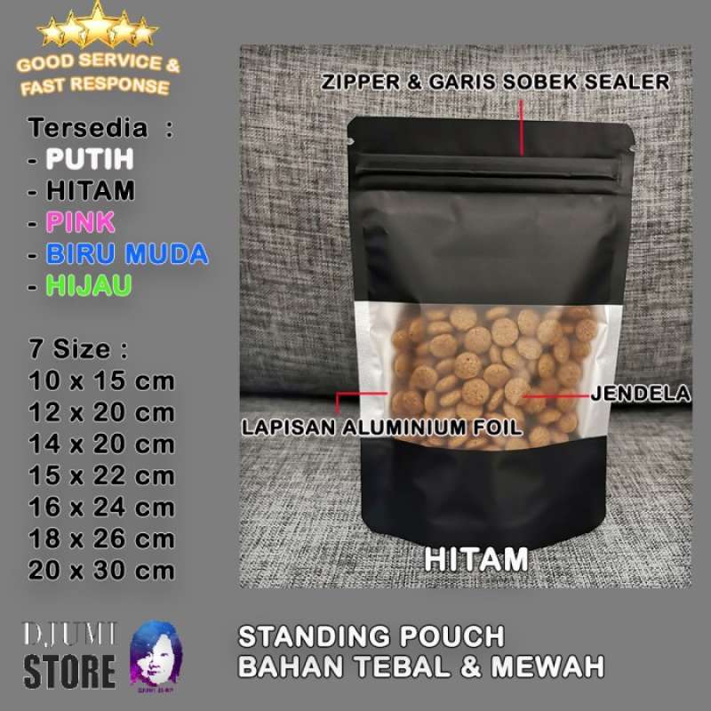 Ukuran pouch top