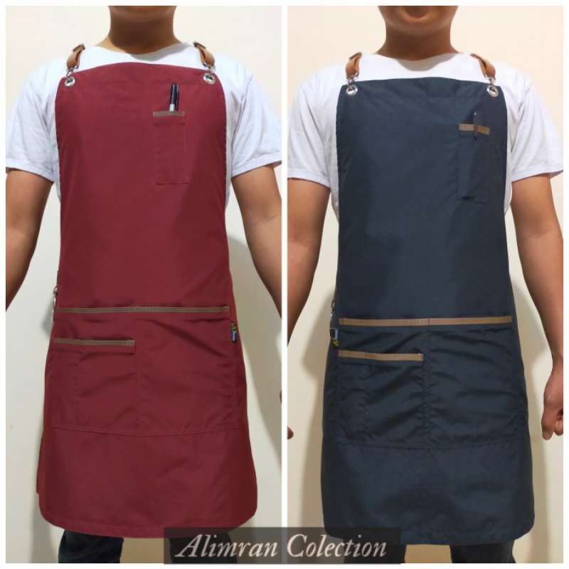 Promo Apron Celemek Barista Barber Cafe Coffee Shop Apron Barista