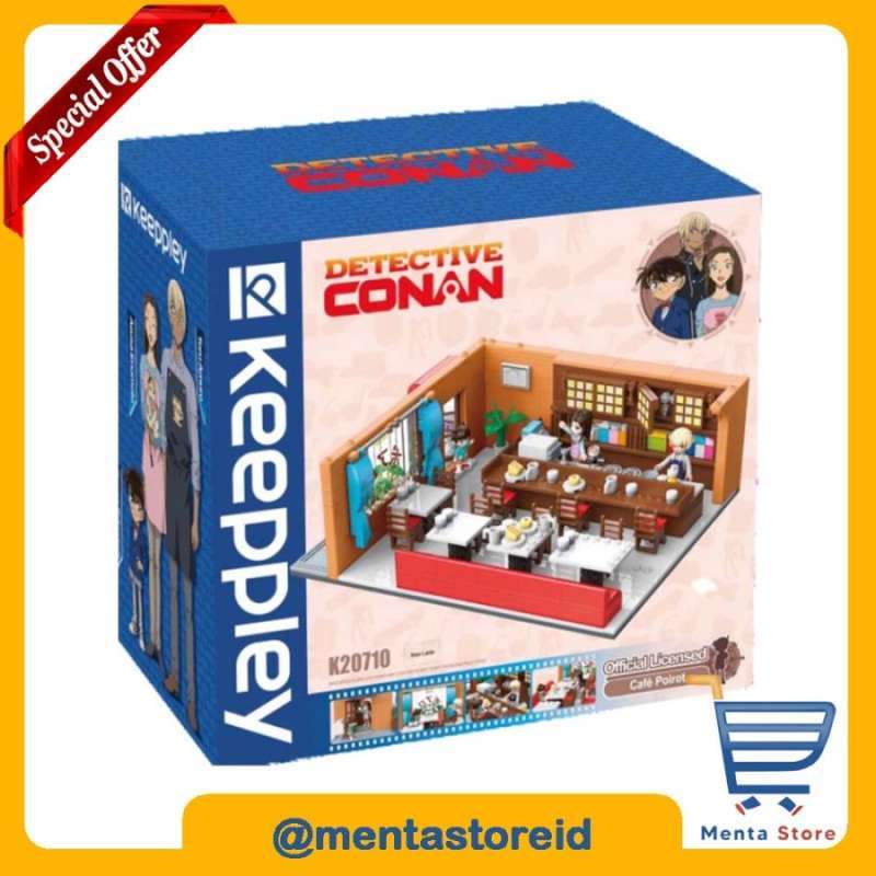 Promo Keeppley Set Detective Conan K20710 Coffee Shop Cafe Poirot Licensed Diskon 34 Di Seller Menta Toys Bolsena Kab. Tangerang Blibli