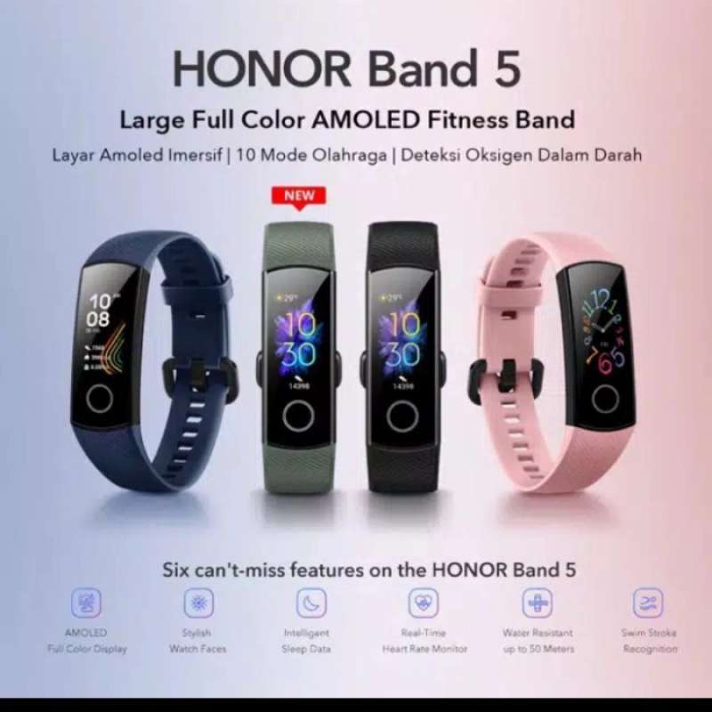 Promo smartwatch Huawei Honor Band 5 Smartband Smartwatch Diskon