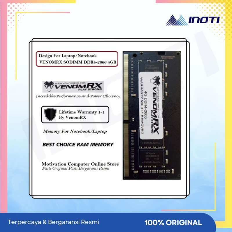 Jual Venomrx Notebook RAM Sodimm Ddr4 16gb Pc3200 Di Seller Inoti