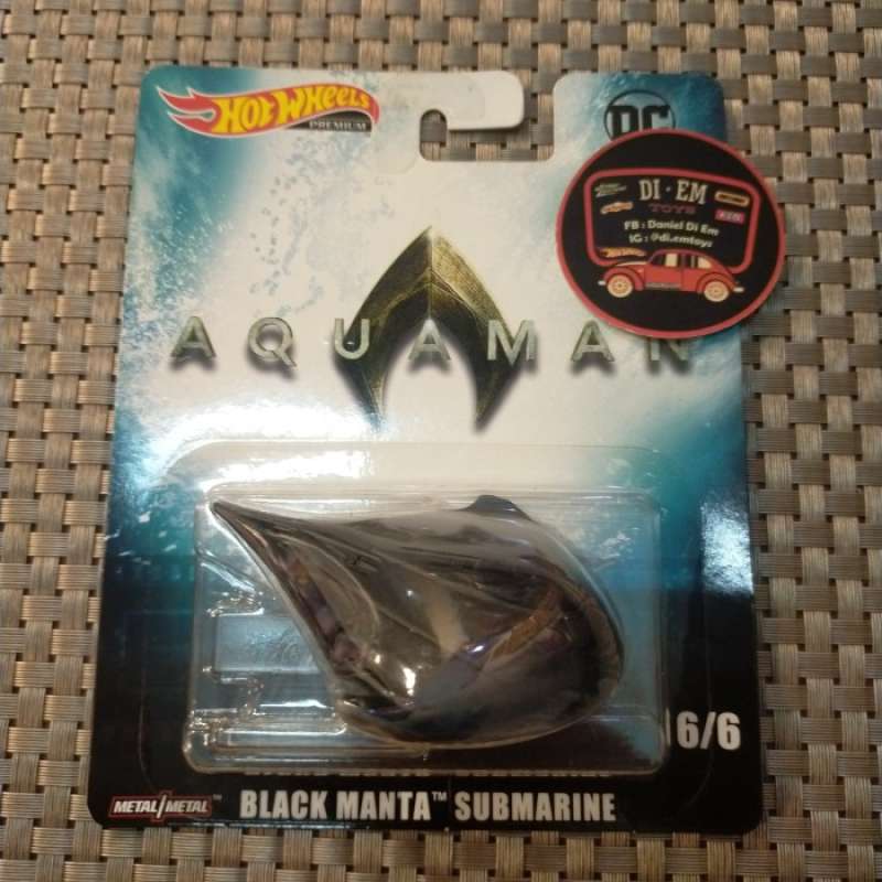 Hot wheels black manta top