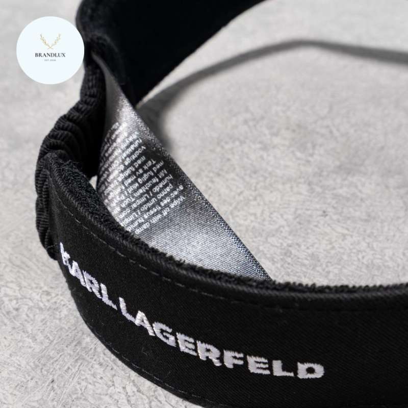 Jual Karl Lagerfeld K/ikonik Logo Visor Cap Black - 100  display picture 2