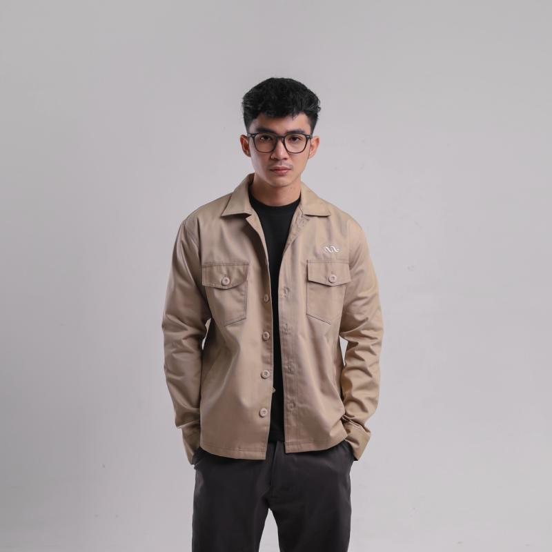 Jaket trucker army 2025