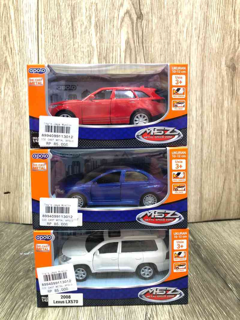 Diecast Metal Speed Zone Apollo