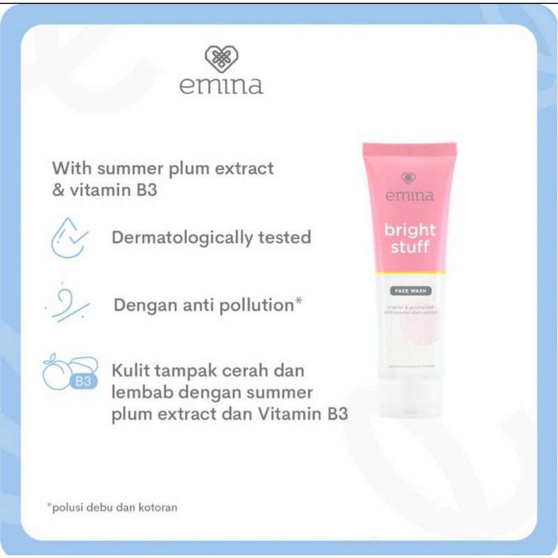Emina bright new arrivals stuff face wash