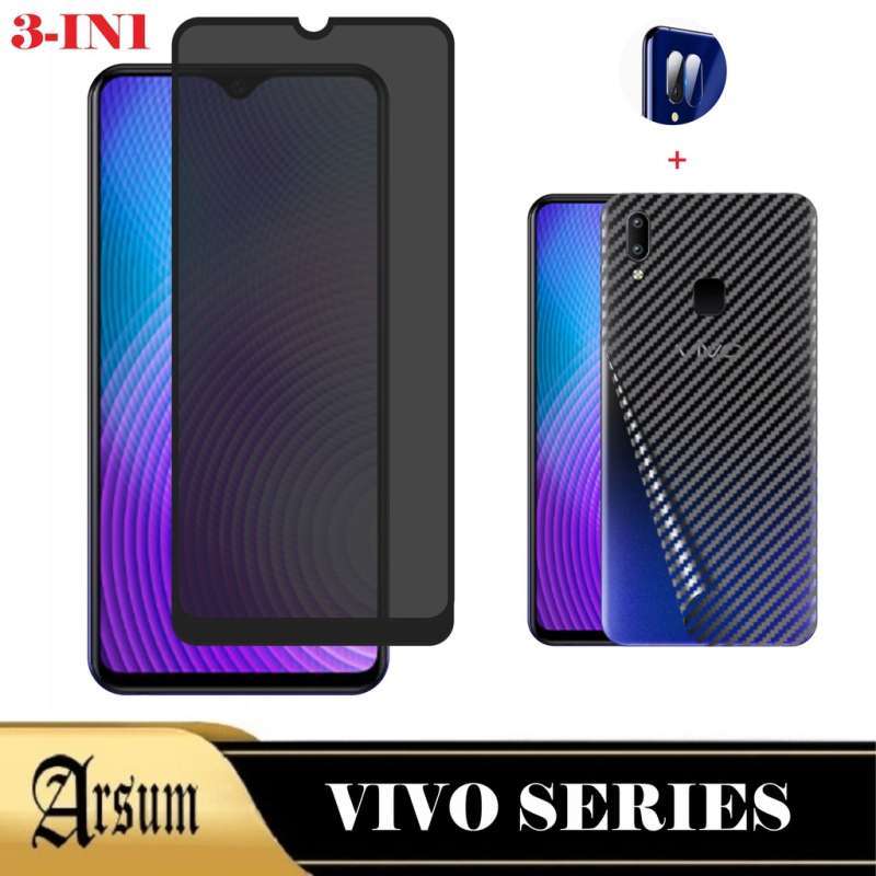 Moon Light Vivo Y91i Back Glass Cover Protector Tempered Vivo