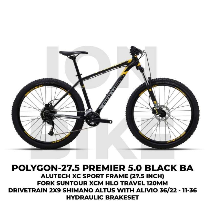 Jual Mtb 27.5 Polygon Premier 5 Black Ba Sepeda Gunung Mtb Premier 5.0 Di Seller Ion Bike Jogja Ion Bike Jogja Kota Yogyakarta Blibli