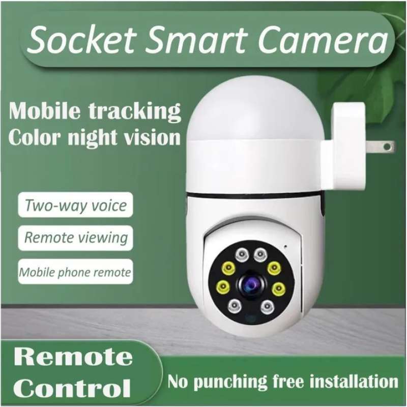 Smart IP Camera CCTV Lampu Bohlam Bulb LED Z1 360 Derajat Full HD V380 Pro  Wifi Wireless Spy Kamera Pengintai Pengawas Keamanan Rumah