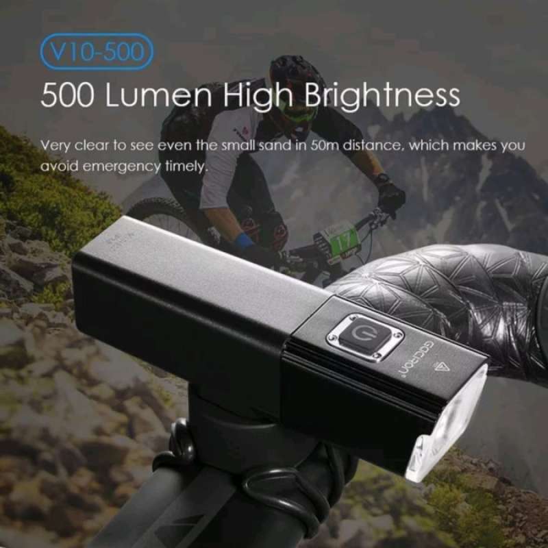 Promo Lampu Depan Sepeda Gaciron V10 500 Model terbaru 500 lumens