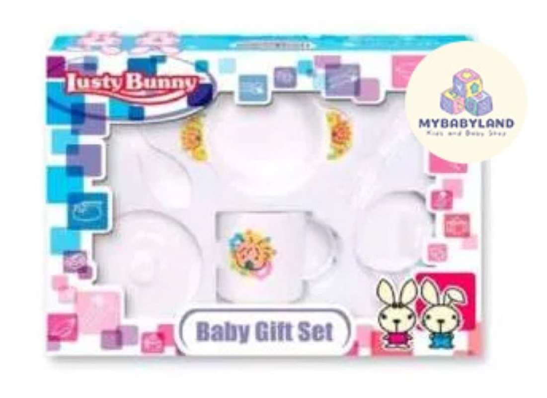 Jual Lusty Bunny Baby Feeding Gift Set Alat Makan Bayi