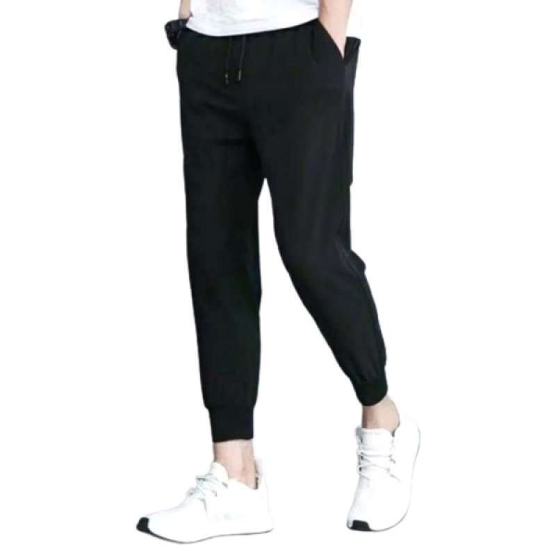 Jogger Pants celana Joger Hitam Polos Sweatpants Premium