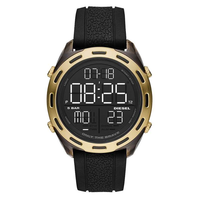 Promo Jam Tangan Pria Diesel Crusher DZ1901 Men Digital Dial Black