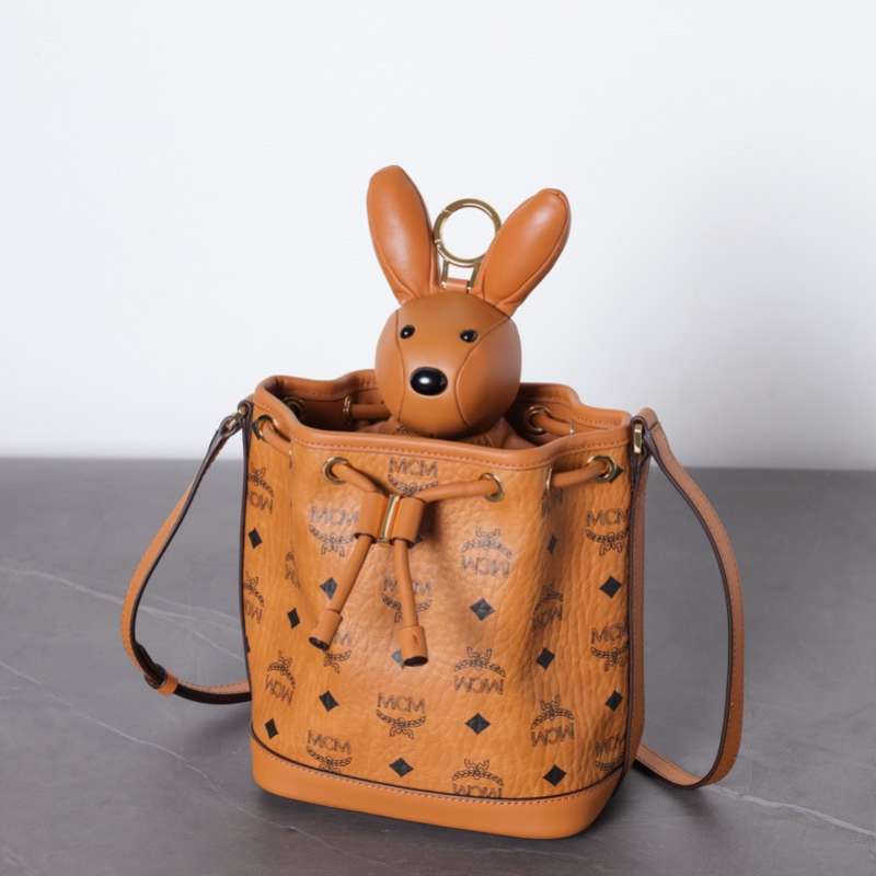Mcm rabbit drawstring bag discount