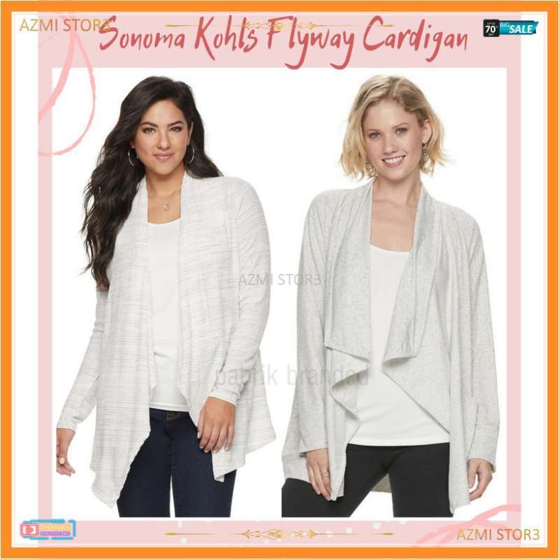 Promo Pabrik Branded Sonoma Kohls Flyway Cardigan Brand Usa