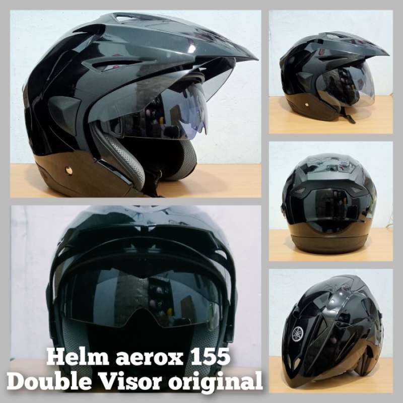 Promo Gratis Ongkir Helm Standar Yamaha Aerox 155 Double Visor
