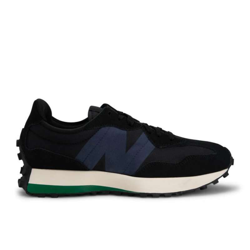 New balance 327 black sale green