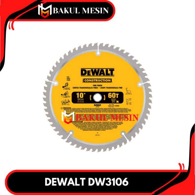 Dewalt dw3106 10in 60t saw cheap blade