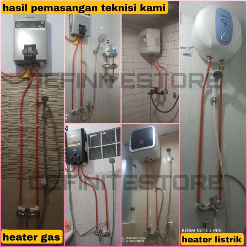 Jual Paket Instalasi Water Heater Gas Listrik Hemat Kdd Baut Semua Merk di  Seller KSM Store - Kalibata, Kota Jakarta Selatan | Blibli