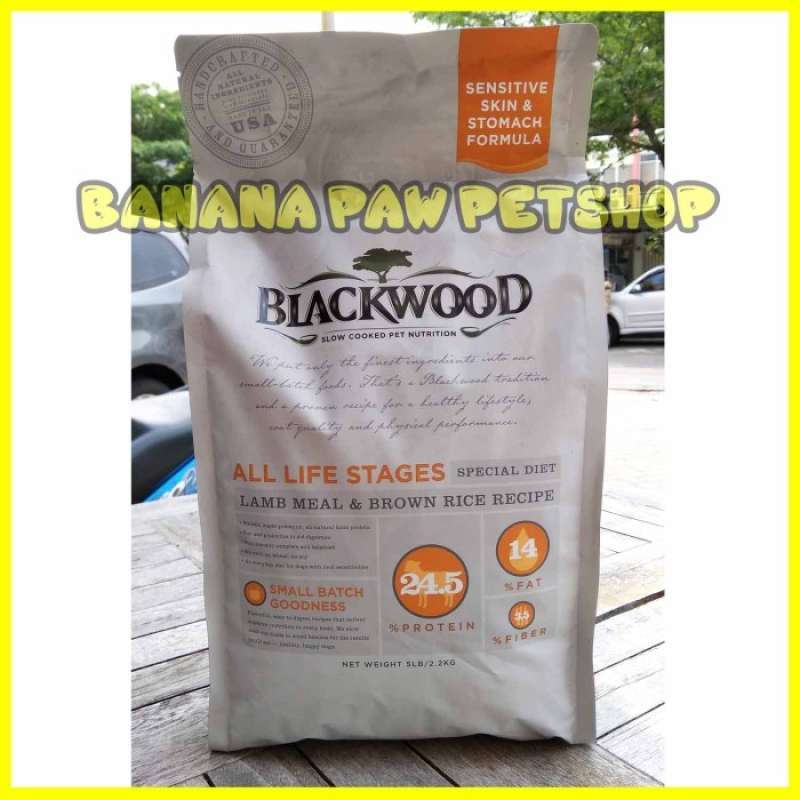 Promo Dog Food Blackwood Sensitive Skin And Stomach Lamb And Rice