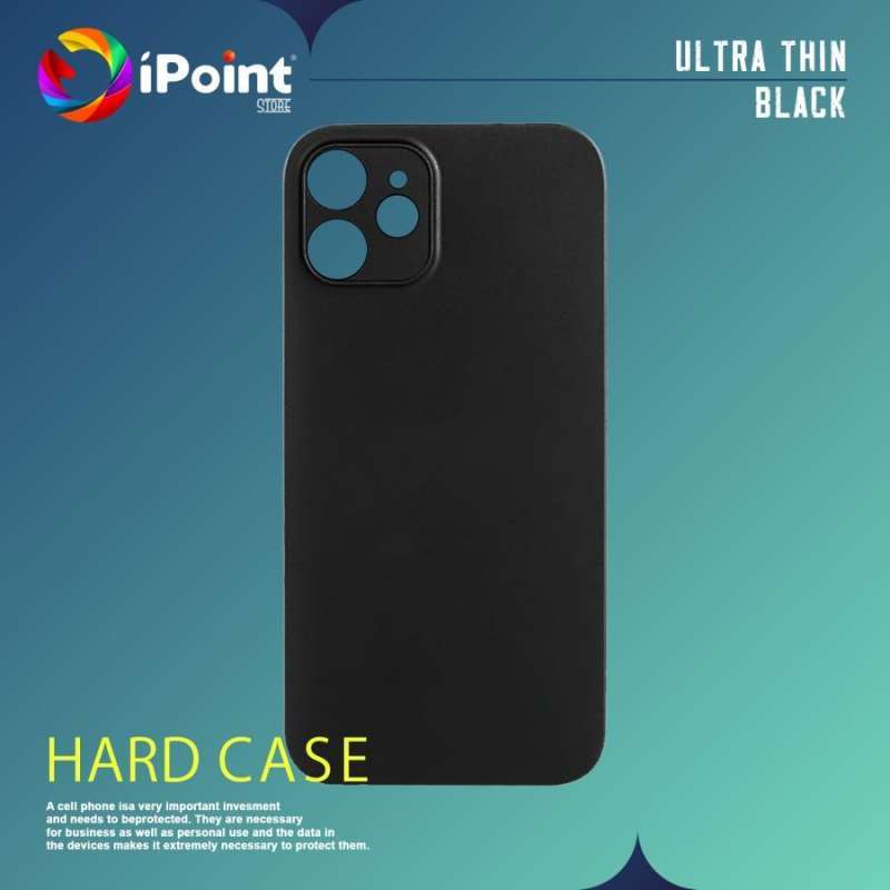 Case Black Solid Ultra Thin Ultra Slim Hard Plastic iPhone mm